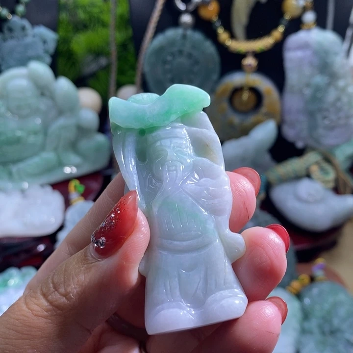 【闪购商品】颈饰未镶嵌翡翠财神