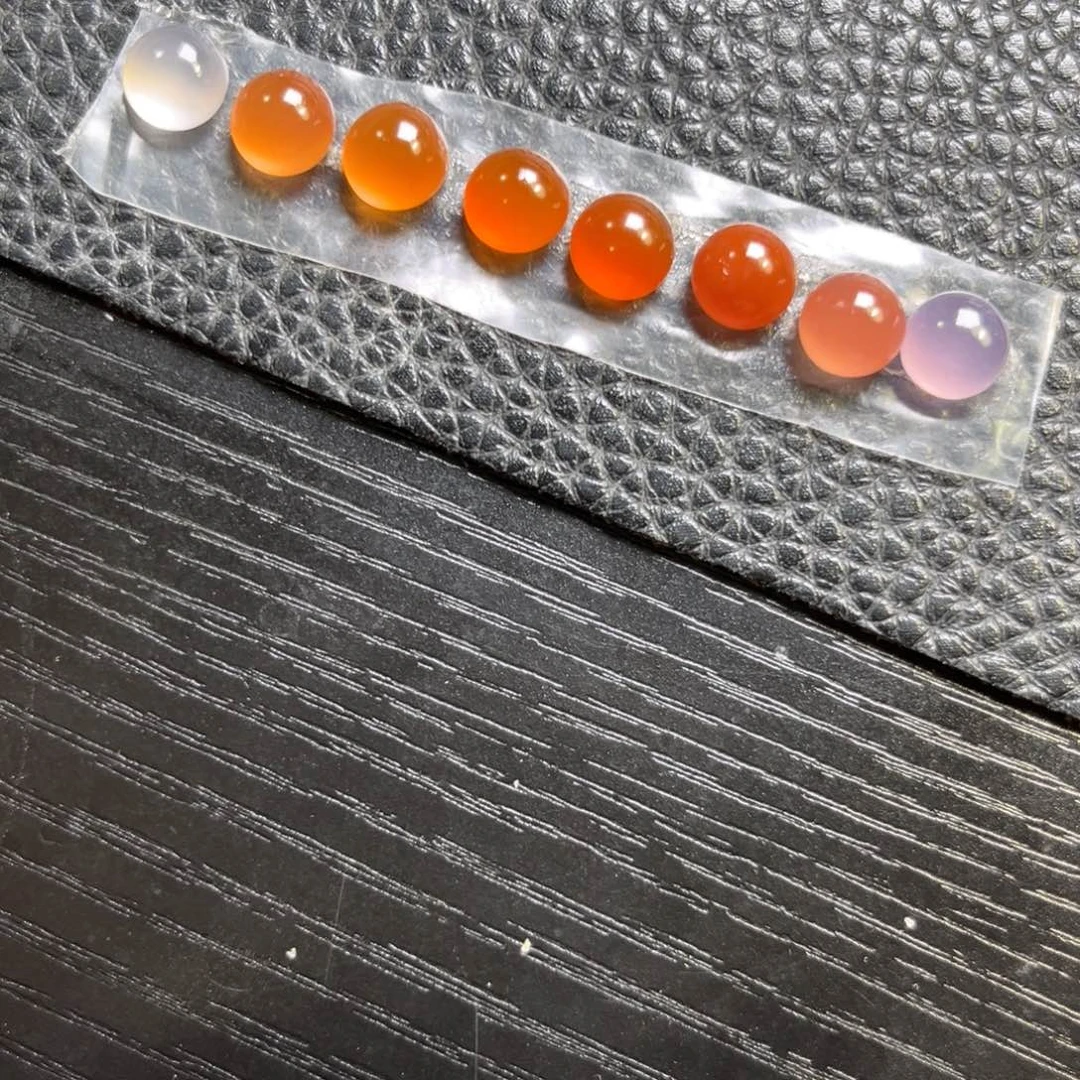 秋***๑未镶嵌戒面南红玛瑙
