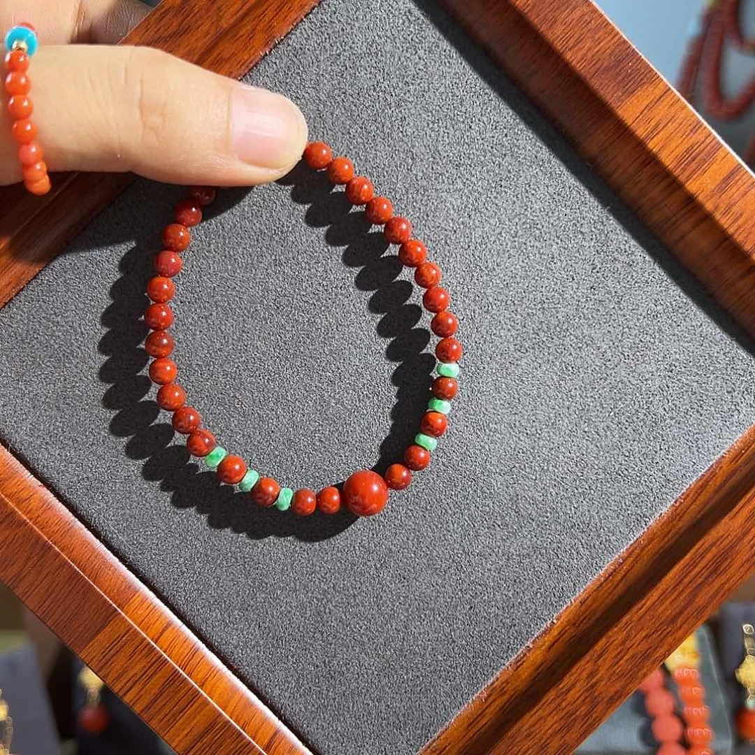 未镶嵌手链南红玛瑙