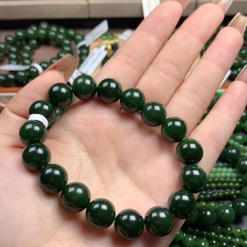 【闪购商品】和田玉（碧玉）手串未镶嵌高****u