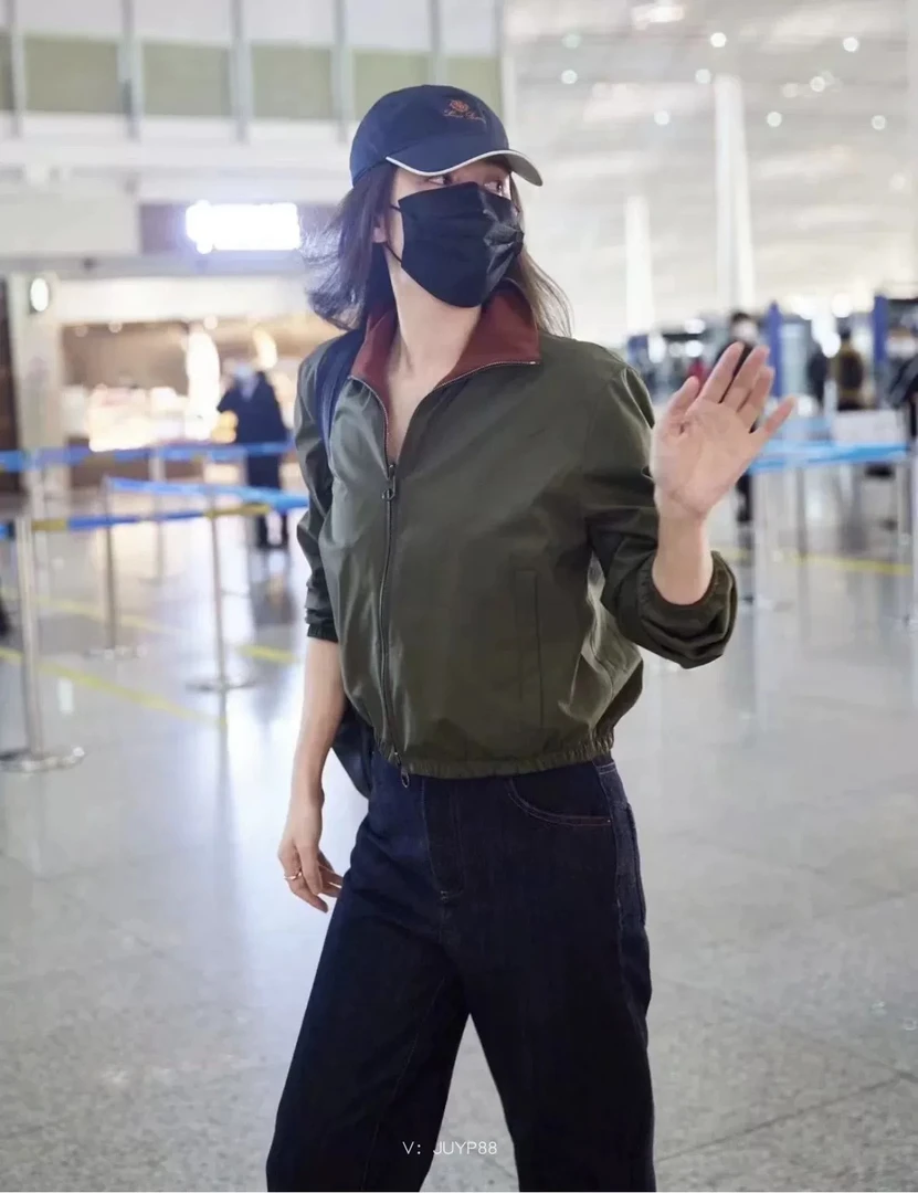 【2033HB】意式老钱风两面穿女款飞行夹克哈灵顿外套立领复古开衫潮