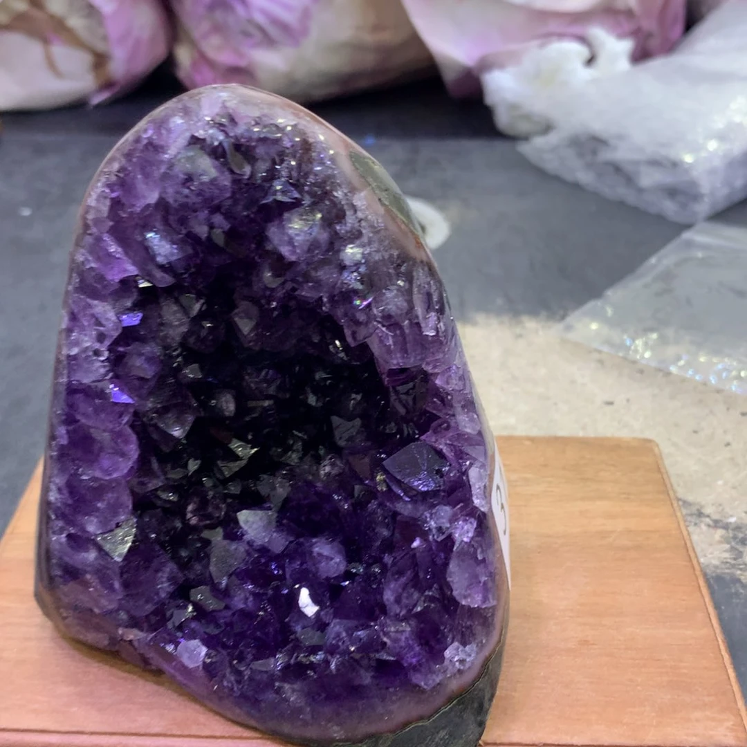 水晶紫晶未镶嵌L****?紫晶31