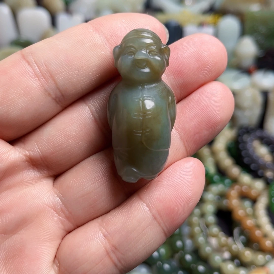 和田玉（青白玉）未镶嵌吊坠(不含链)