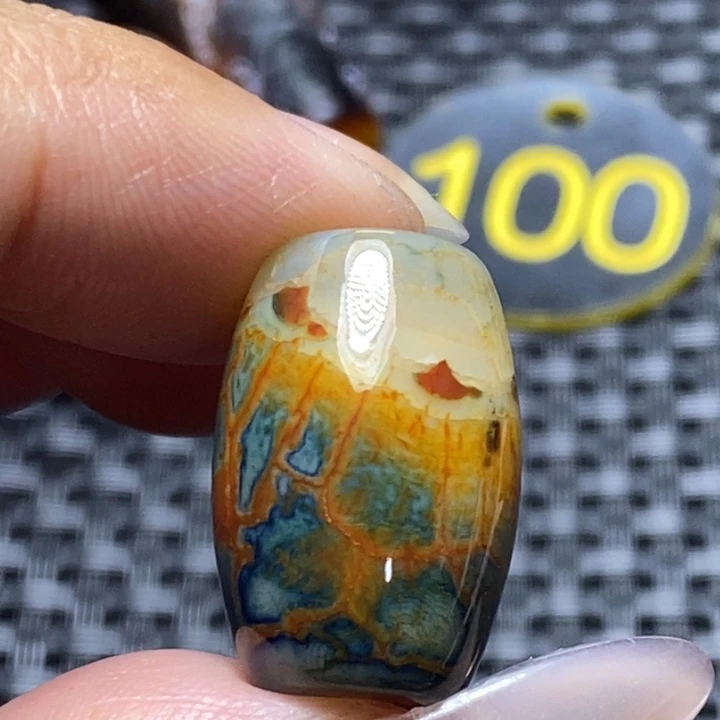 夜***神玛瑙/玉髓未镶嵌颈饰