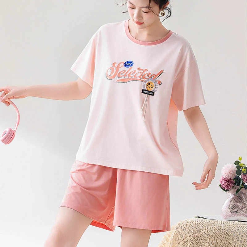 兰精莫代尔两件套睡衣女春夏季2025新款休闲家居服套装舒适简约