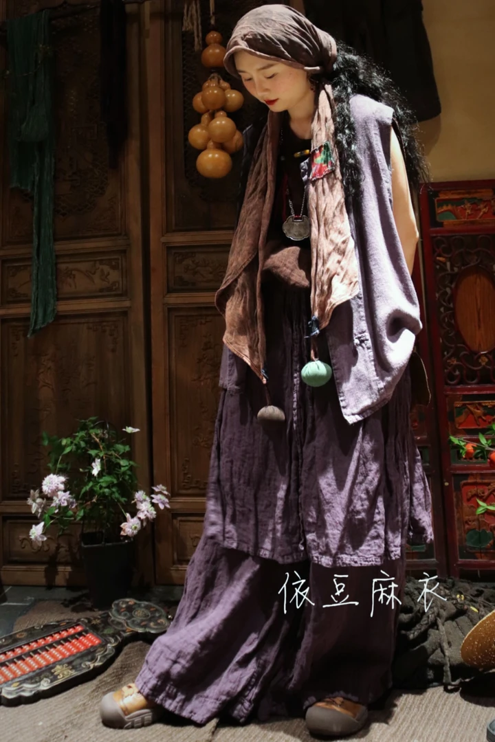 【依豆麻衣】定制版脏染藏风围巾