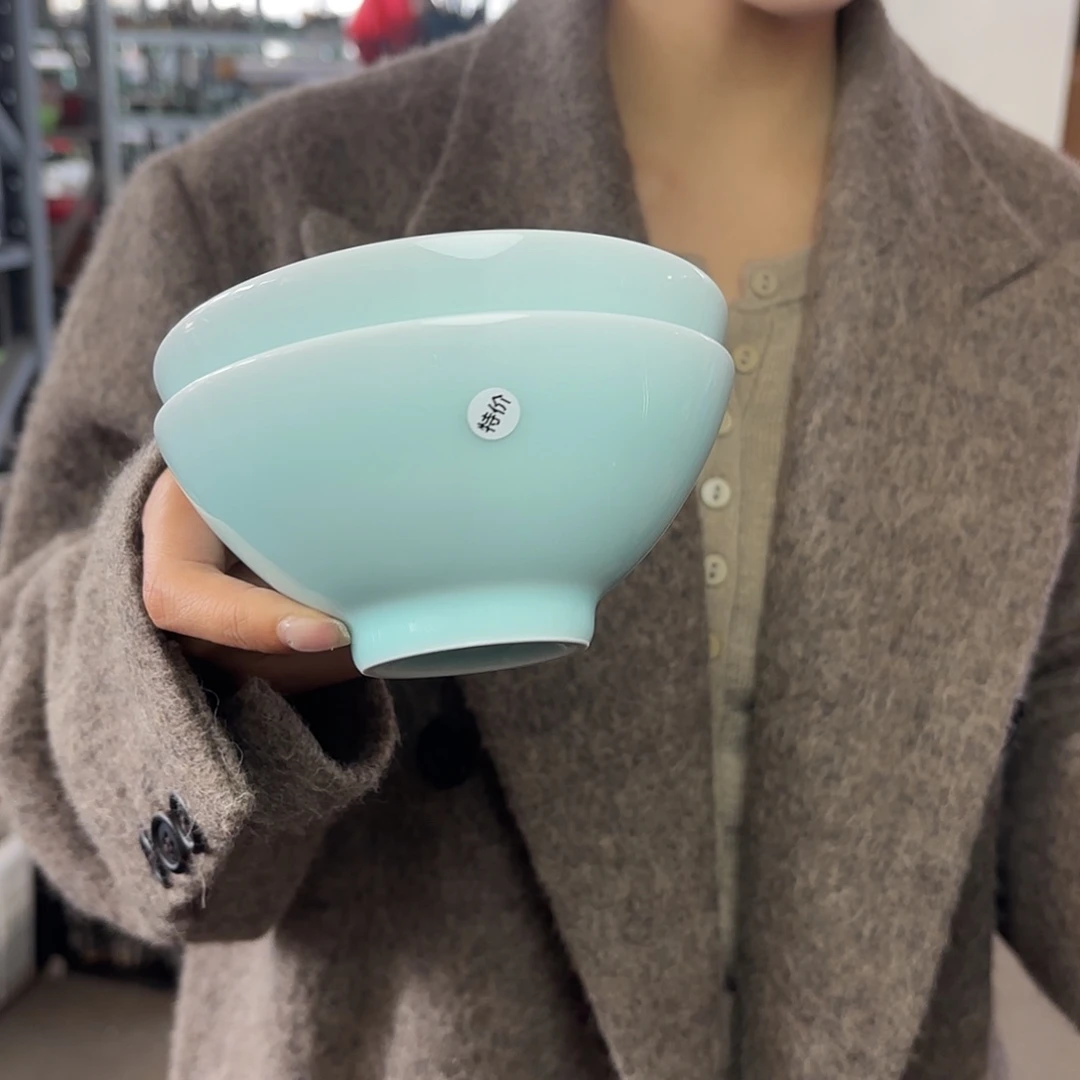 龙泉云间青瓷小米茶器