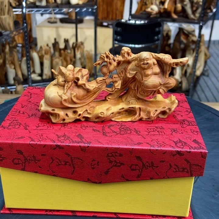 柏木（崖柏）车摆件