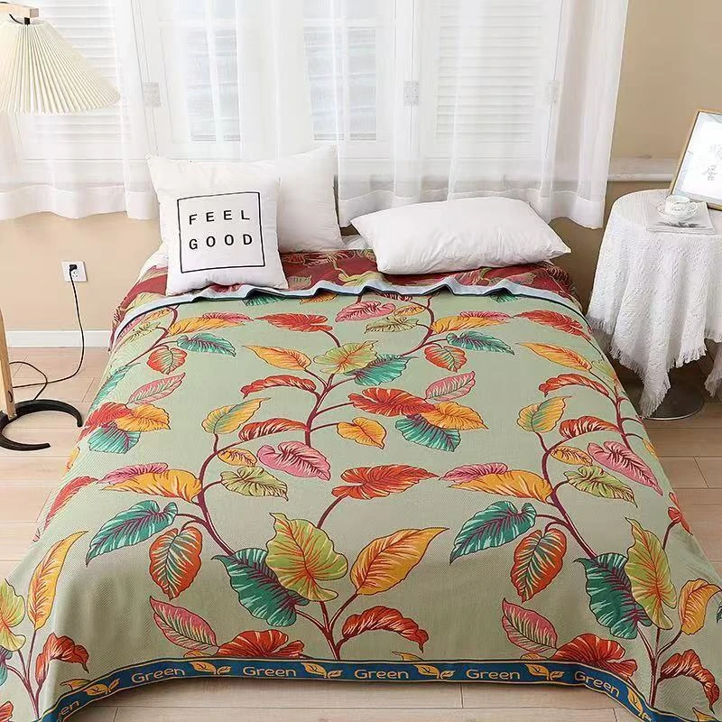 【春之娇】多功能纱布纯棉全棉盖毯四季毯--230*250