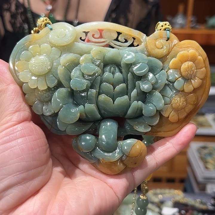 未镶嵌岫玉毛衣链