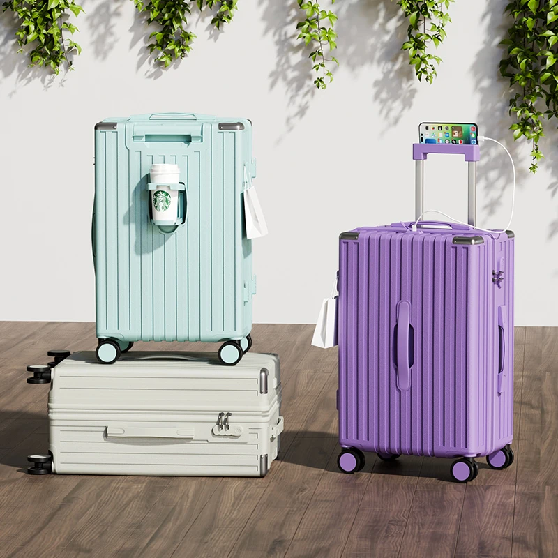 【闪嫂专属】37开20寸行李箱登机行李箱网红休闲轻便超轻拉链款24寸