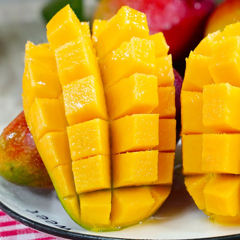 大川【放软再吃】四川正宗彩虹芒果新鲜水果香甜细腻多汁3-8.5斤