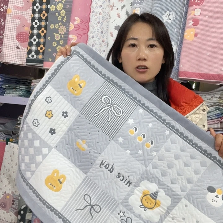 棉特价灰色百福图