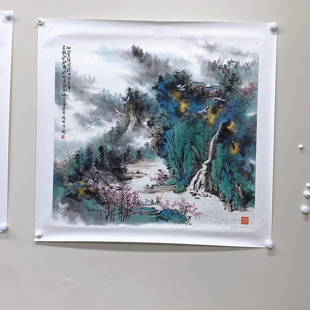 江***涌国画黄桂明大六尺精品佳作