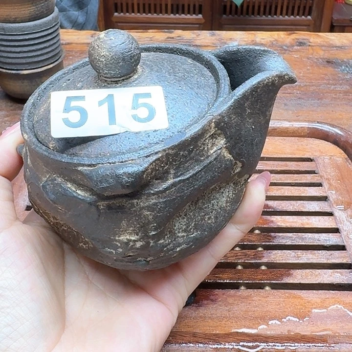 纯手工制作粗陶茶具燕***）