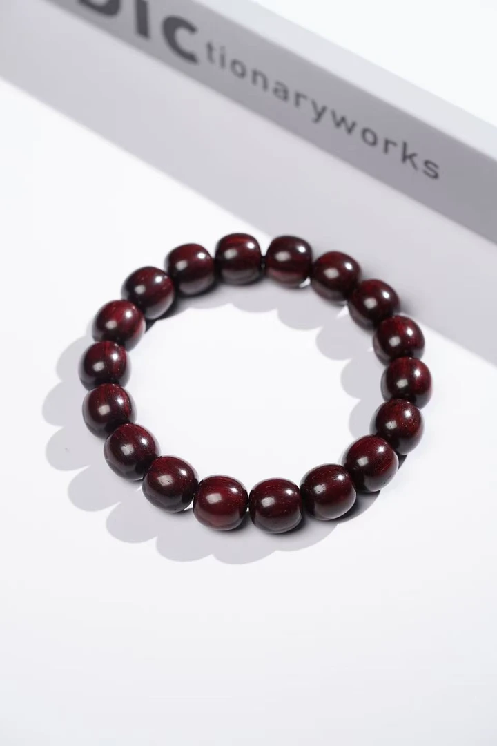 【才义南方】 印度小叶紫檀 12mm老型单圈手串