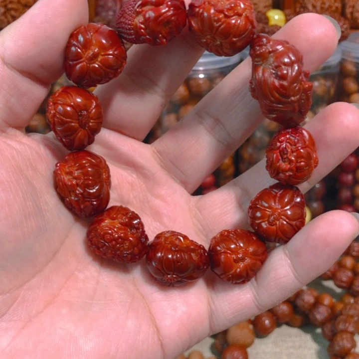 核桃手串/手链2.0左右橄榄核手盘