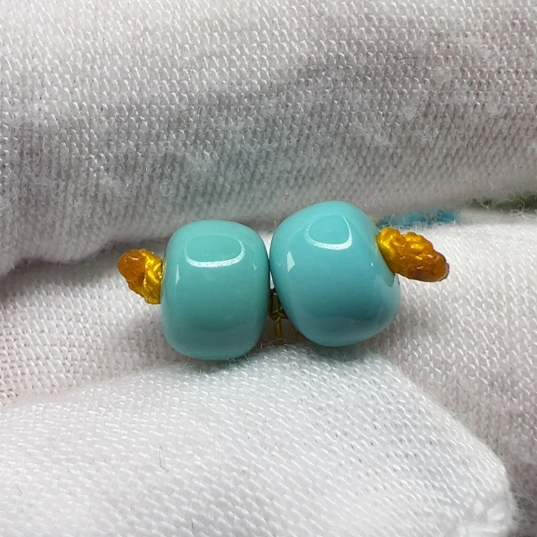 绿松石未镶嵌配饰7.2×5.3