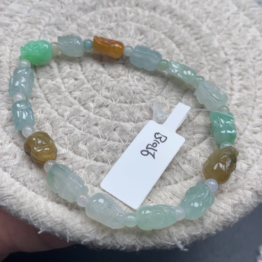 翡翠未镶嵌手链天然A货缅甸翡翠