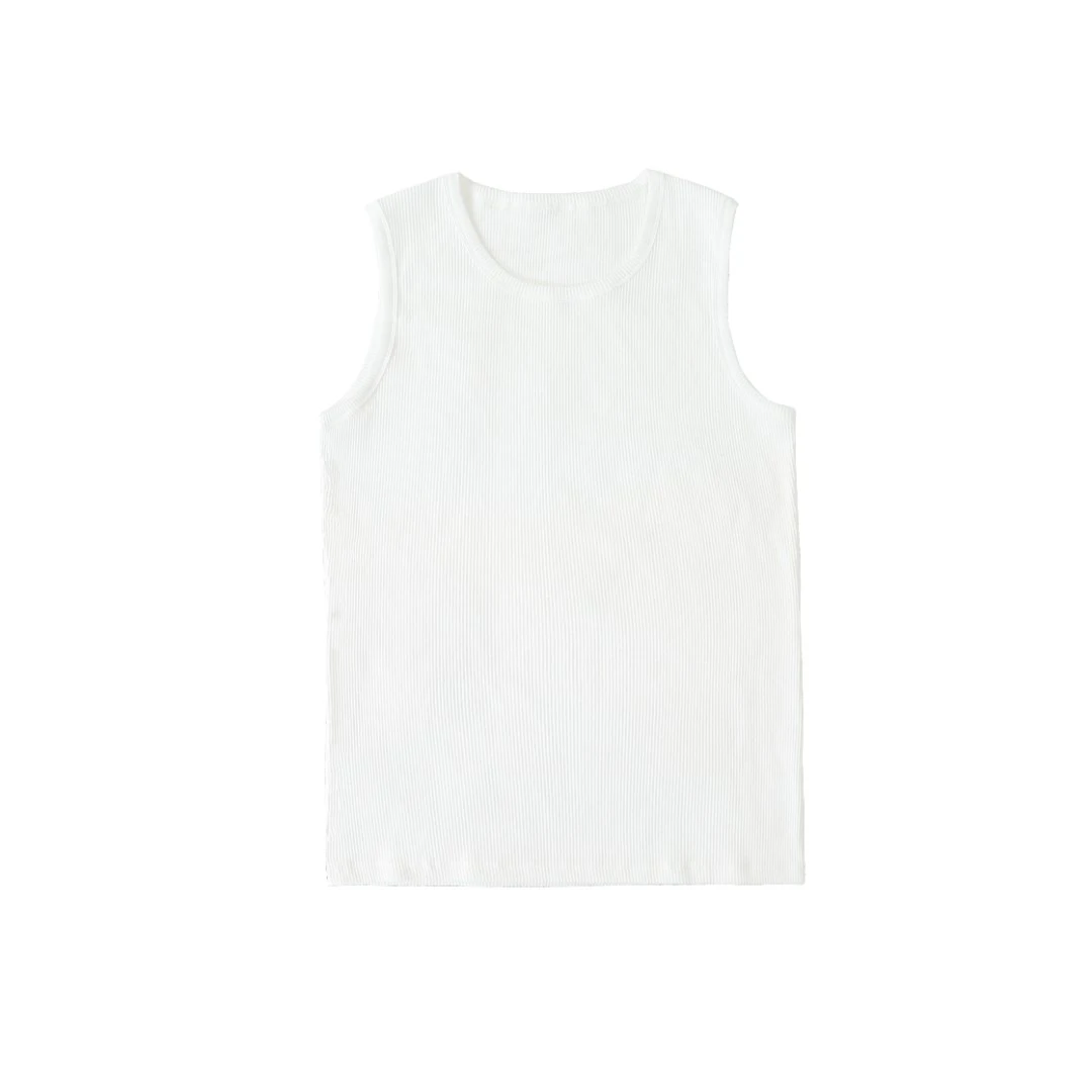 S123 新款夏季纯色宽松背心透气运动休闲百搭无袖上衣