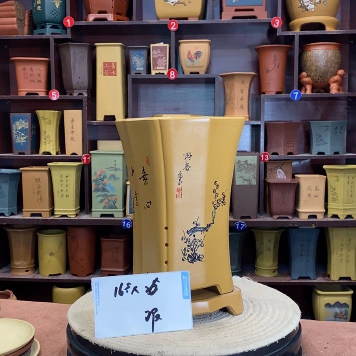 紫砂花盆紫砂花盆