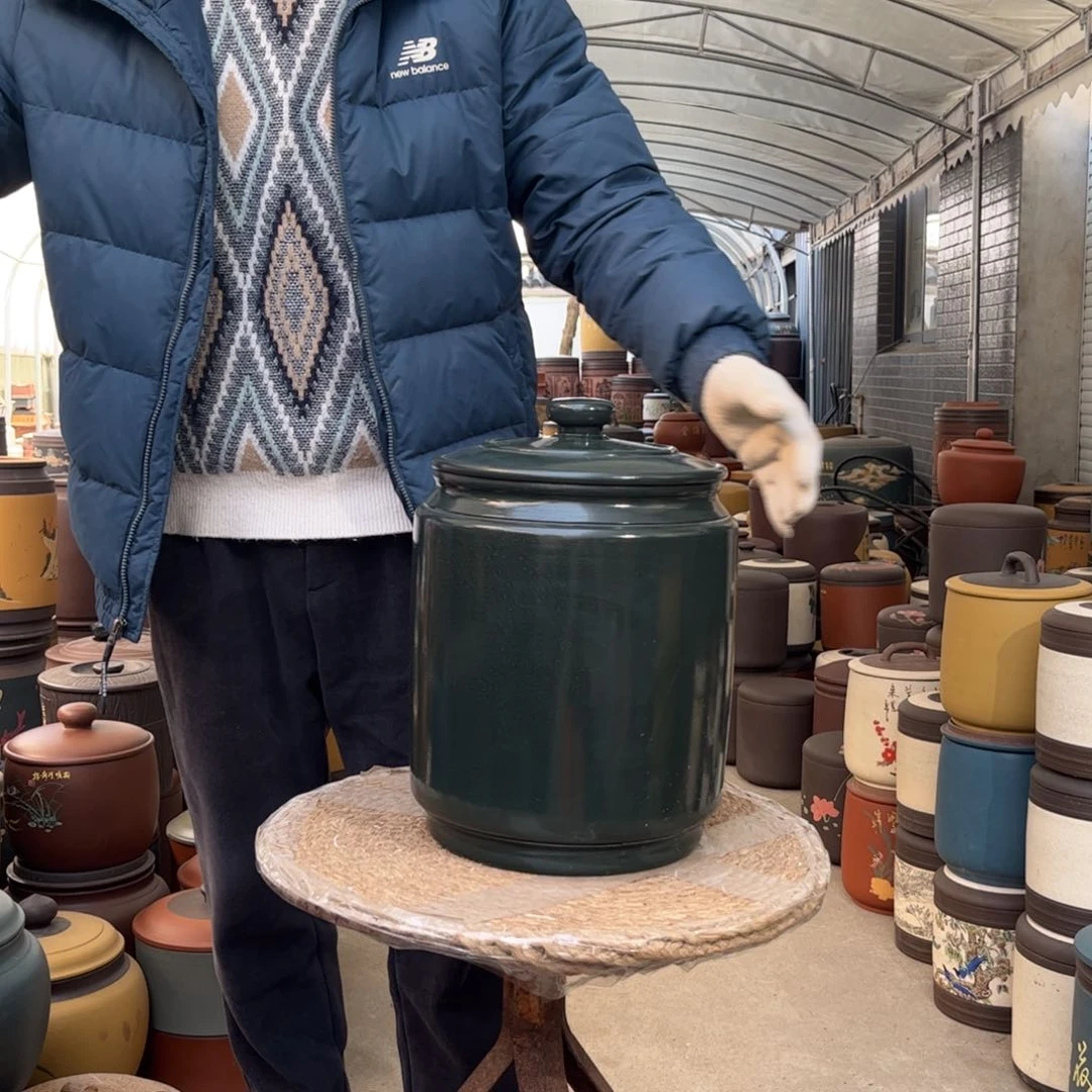 紫砂茶叶罐12 饼茶叶罐