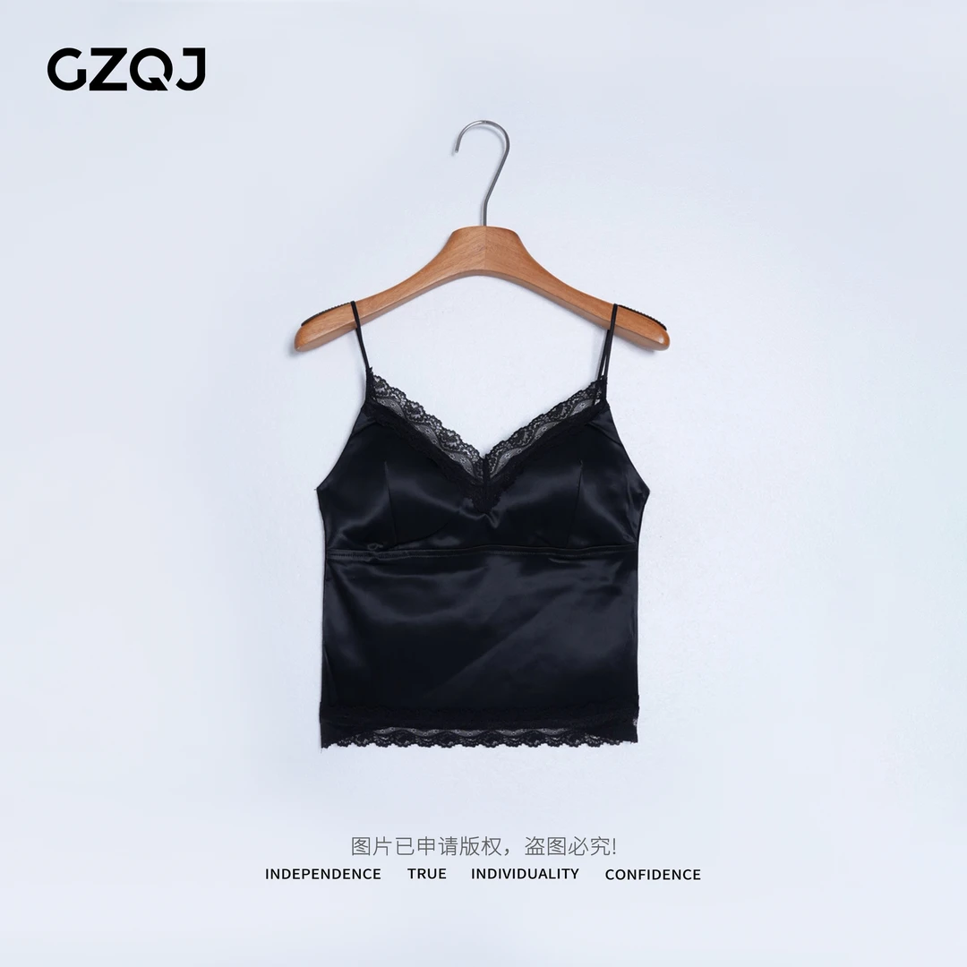 老琴私服 欧若风时尚潮流性感带胸垫美背吊带背心女夏季新款78007