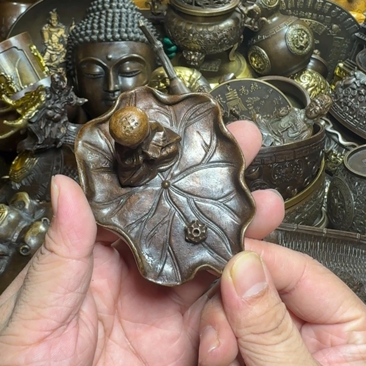 铜器摆件收收藏藏