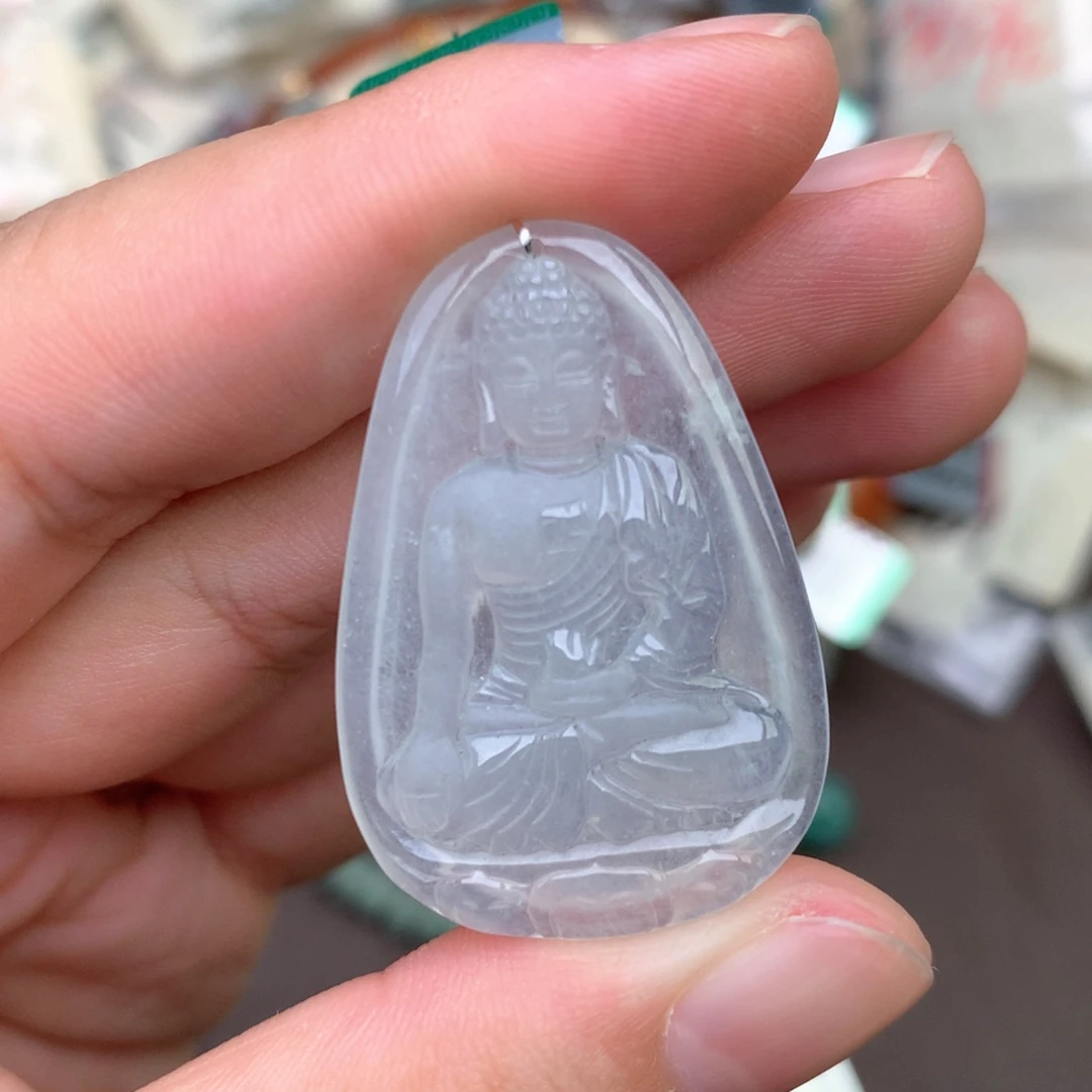 未镶嵌挂件翡翠阿弥陀佛