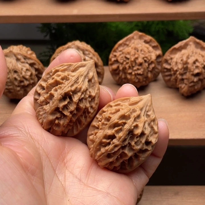野生鸡心文玩核桃