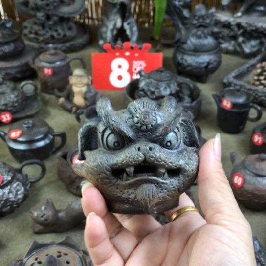 全场八折全手捏柴烧茶器