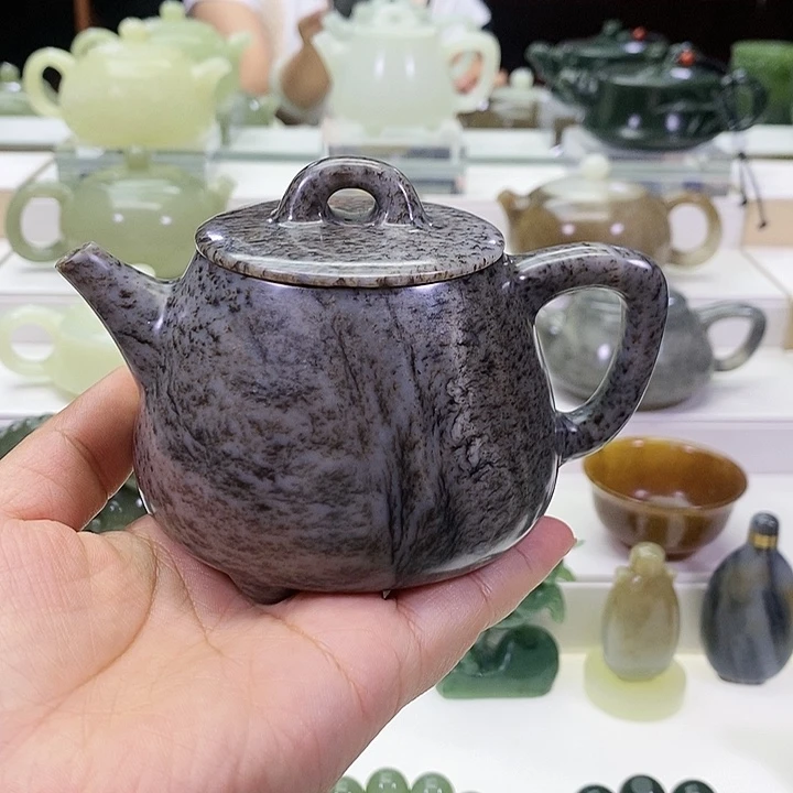 未镶嵌和田玉挂件茶壶