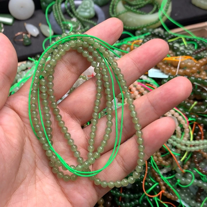 和田玉未镶嵌手链47