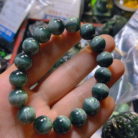 蛇纹石玉颈饰未镶嵌A****