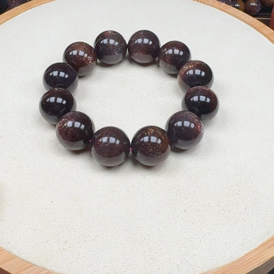 E***9手链绿柱石未镶嵌堇青精品手串