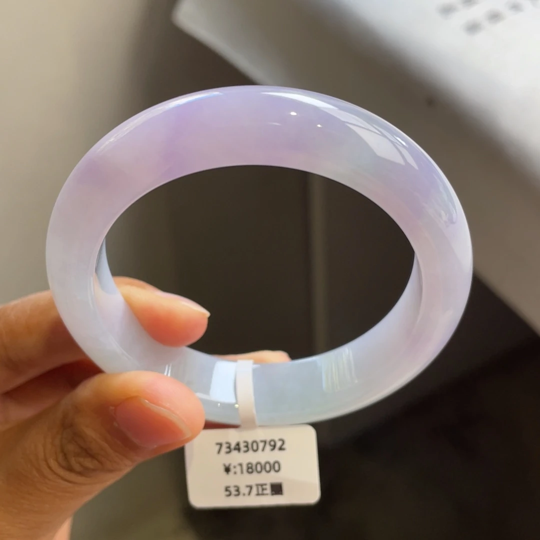 未镶嵌手镯翡翠回流/渐变紫手镯