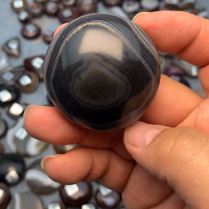 石***羽玛瑙/玉髓散珠缠丝玛瑙