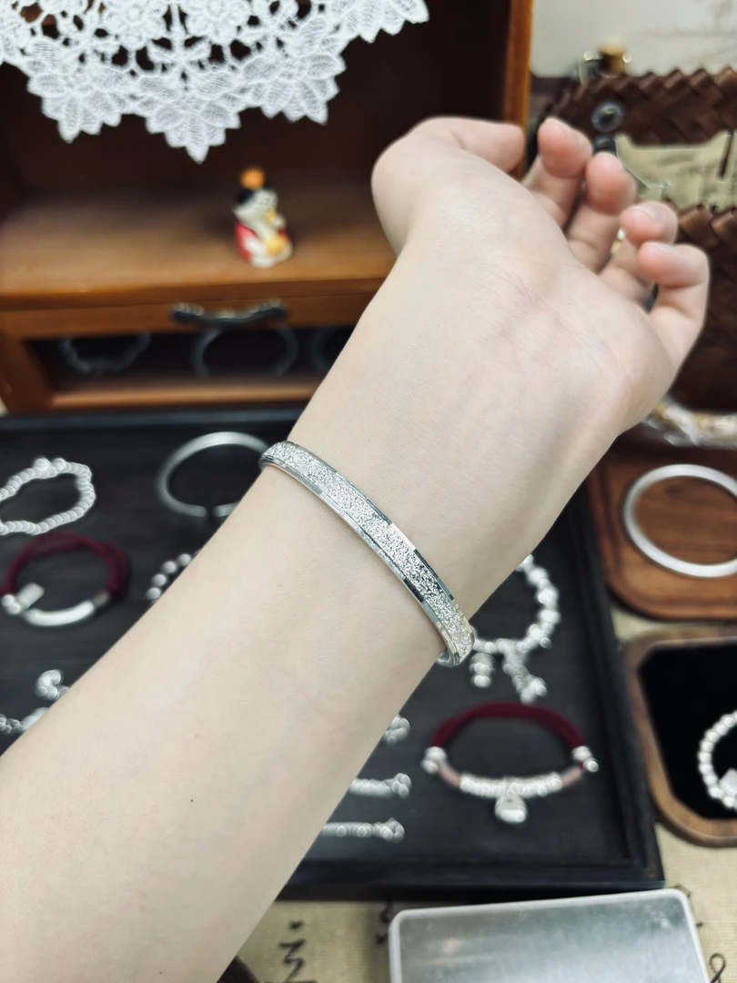 B801 足银9999银手镯纯银饰品