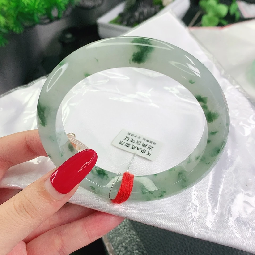 未镶嵌手镯翡翠62圈