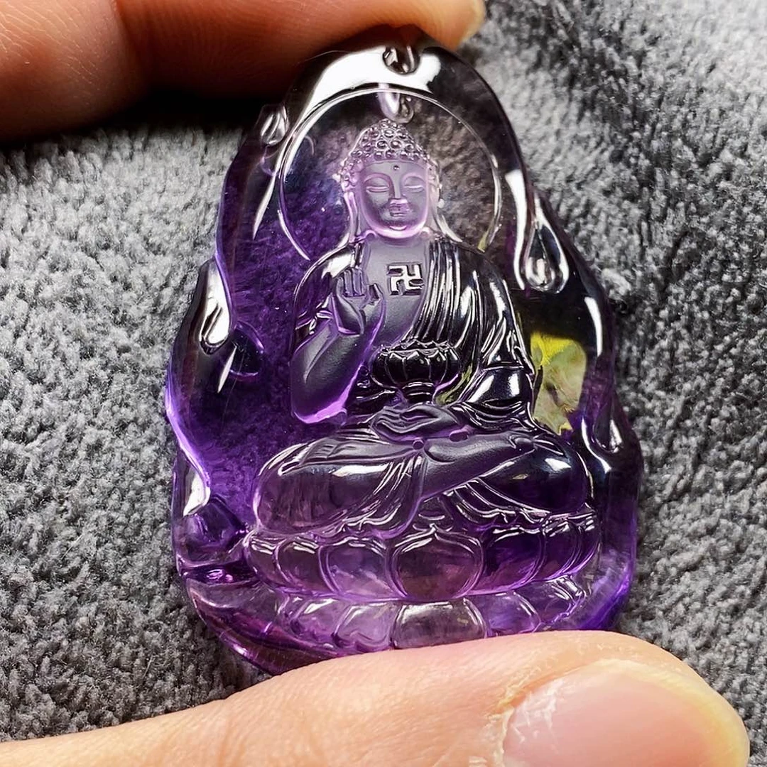 乄*** 水晶未镶嵌颈饰天然水晶吊坠