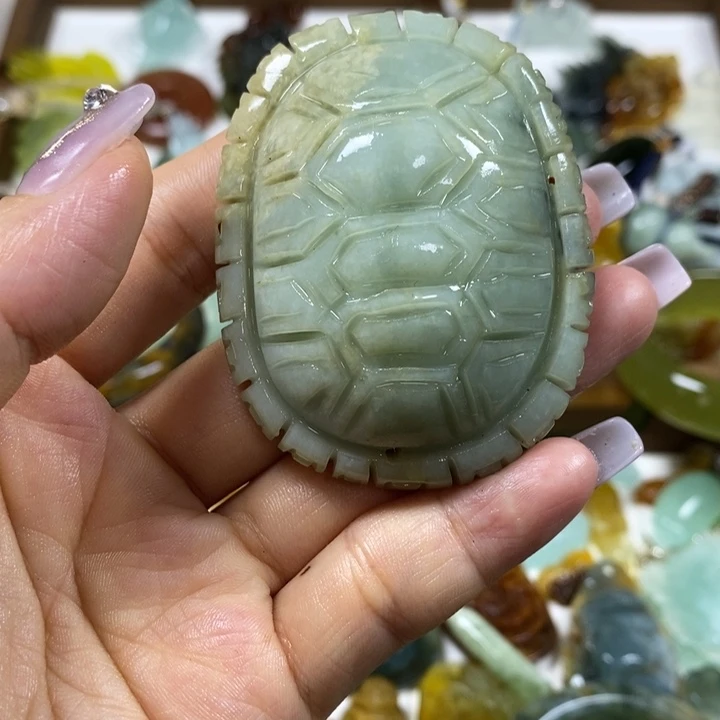 蛇纹石玉未镶嵌手把