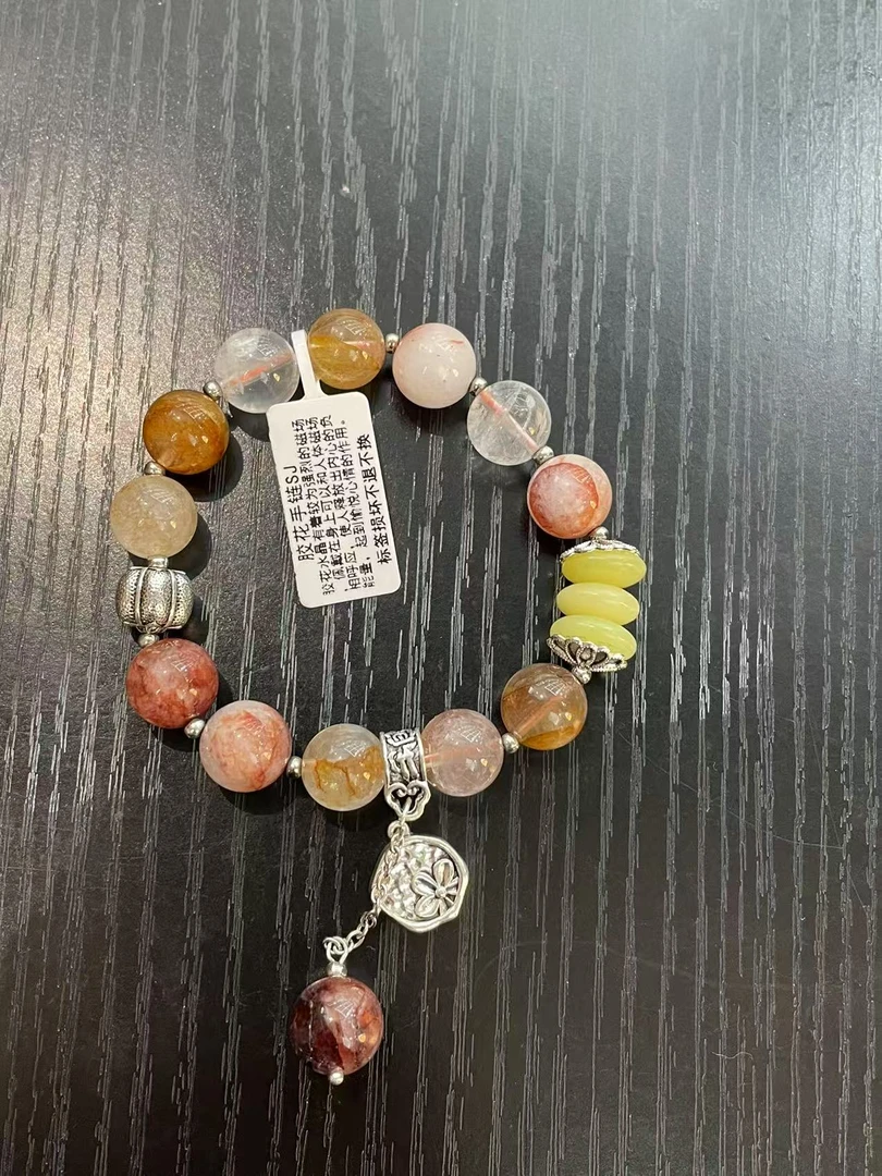 胶花水晶手链 qs320