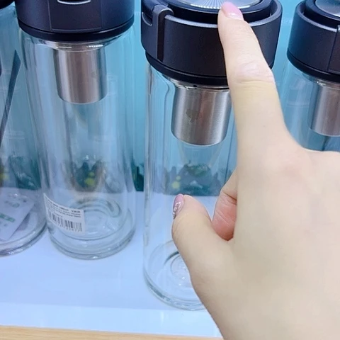 万象玻璃单层U262R，660毫升➕杯套