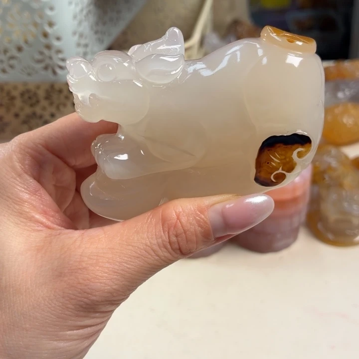 玛瑙/玉髓未镶嵌吊坠(不含链)