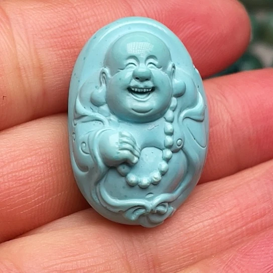 绿松石未镶嵌吊坠(不含链)