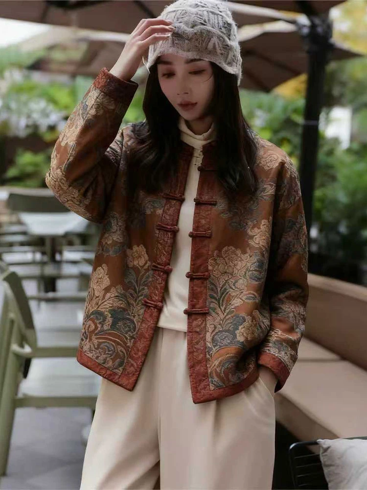 气质高端独特漂亮新中式女装国风外套女2025秋季新款唐装复古上衣