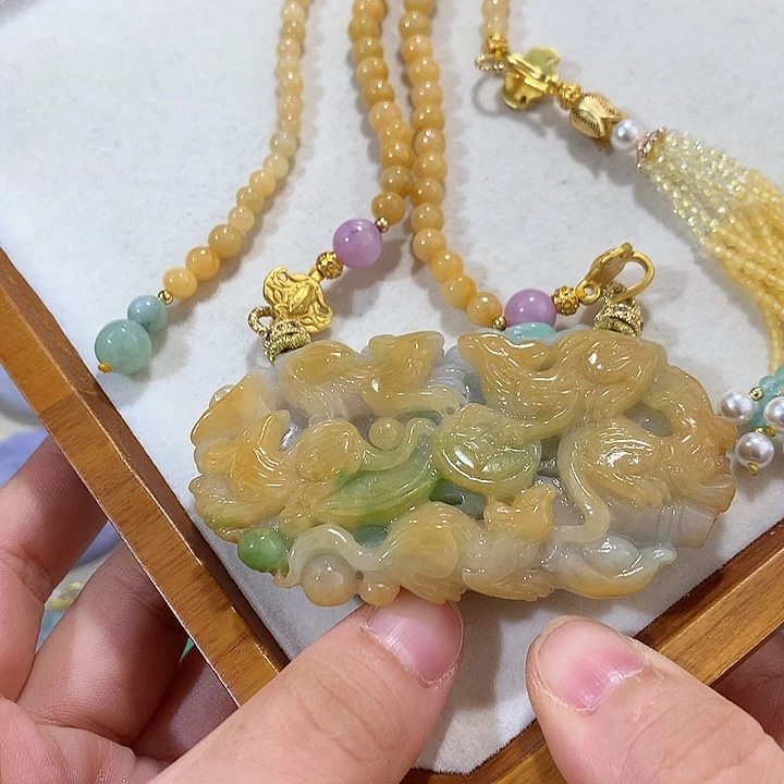 翡翠未镶嵌颈饰翡翠吊坠