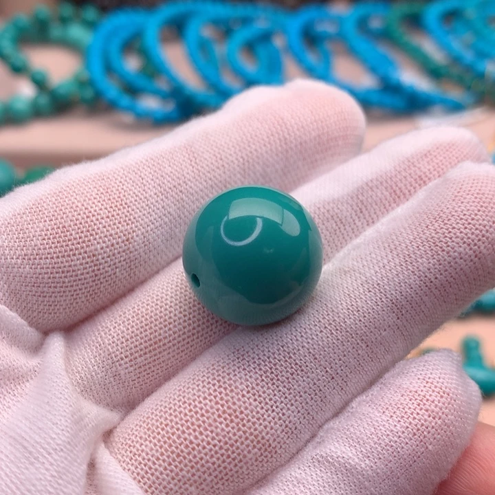 绿松石未镶嵌湖北天然原矿绿松石17.9