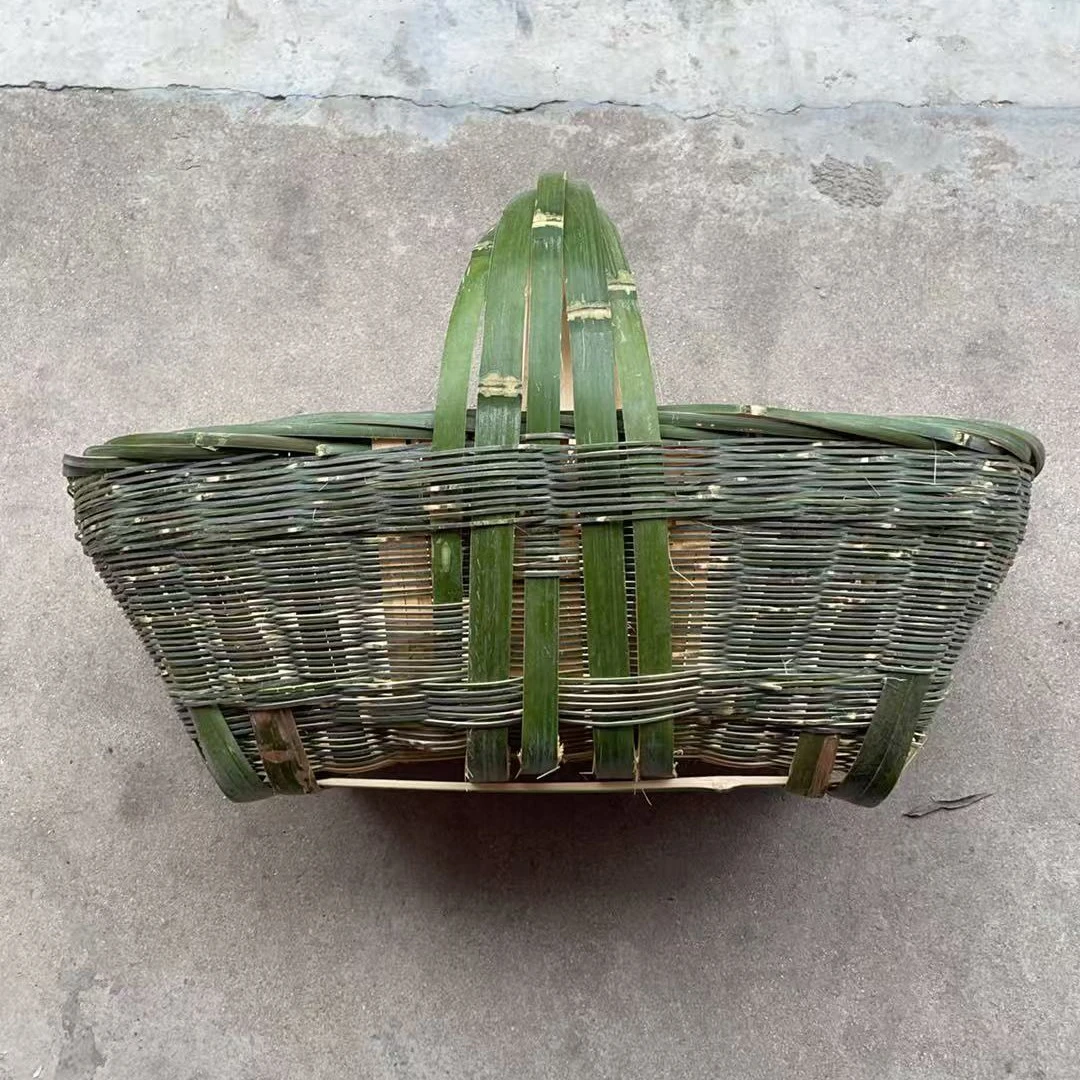 精品手工竹编提篮杀猪专用提篮