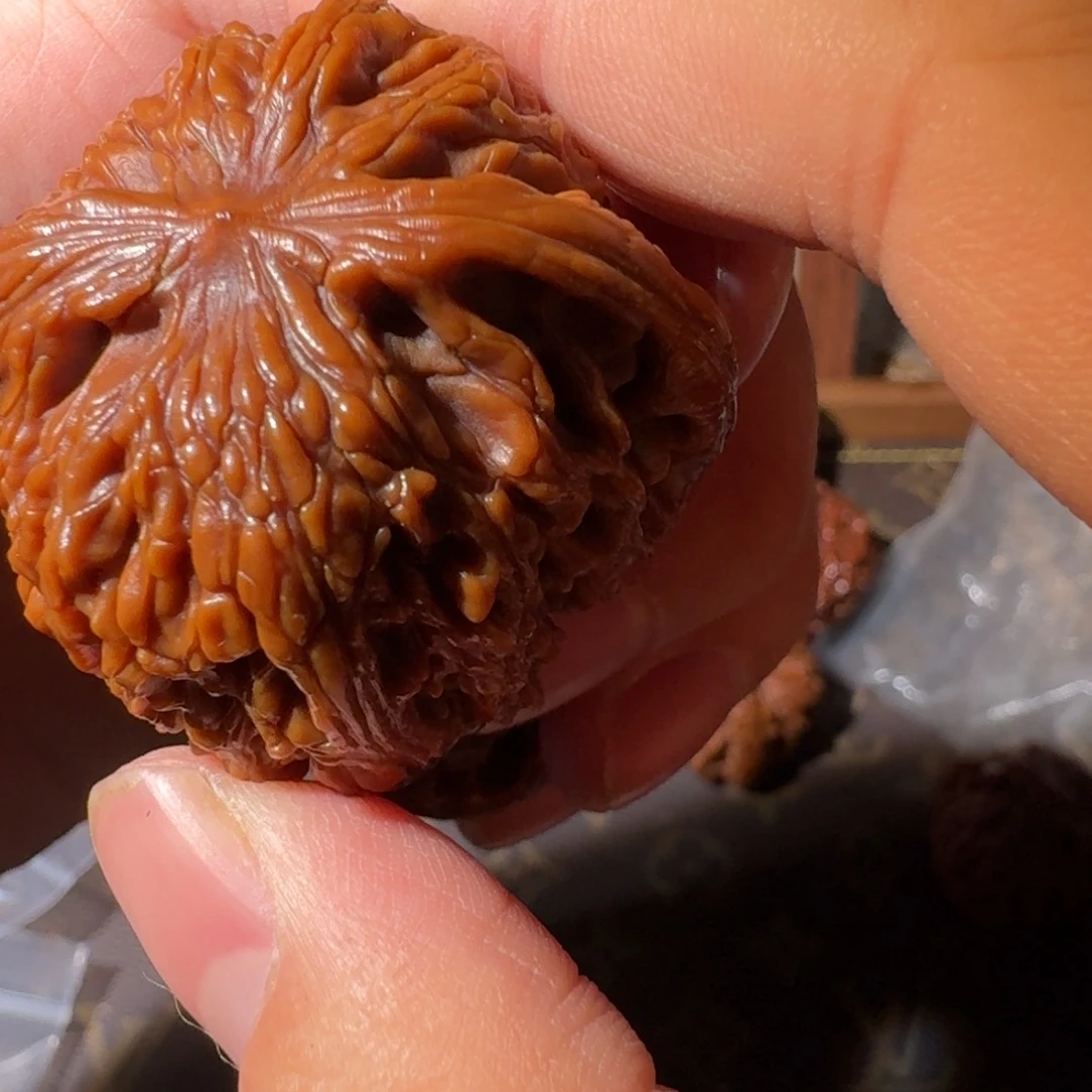 文玩核桃吊坠磨盘